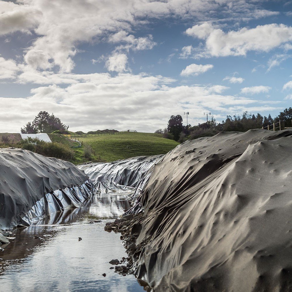 Geotextiles for Pond Embankment