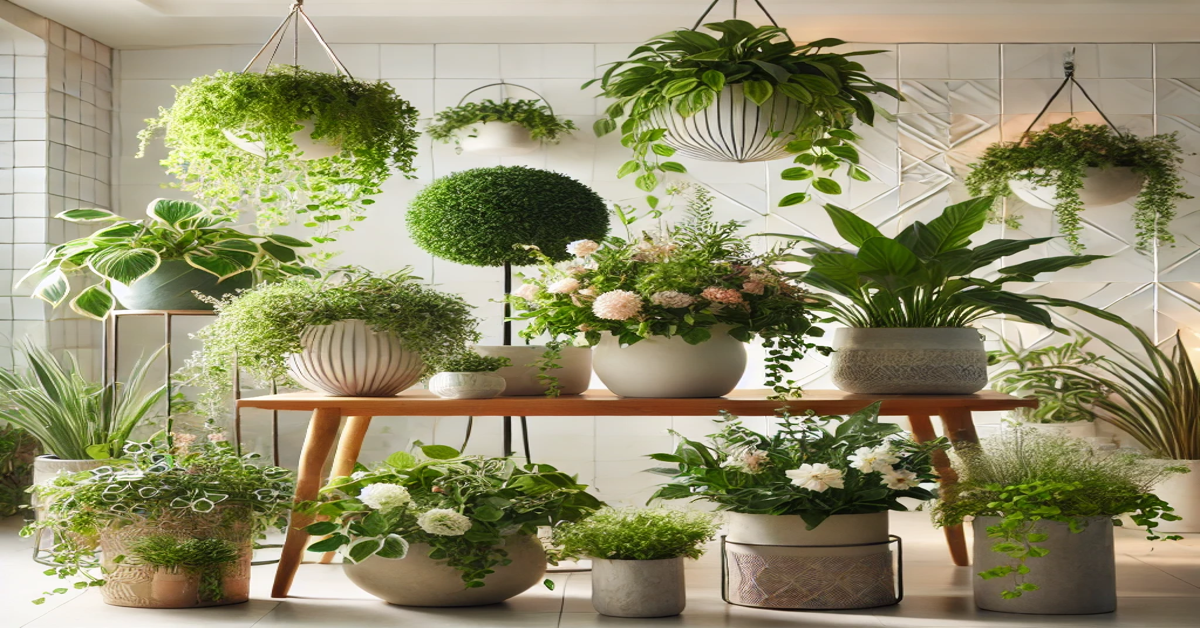 Indoor Plants and Flowers Decoration