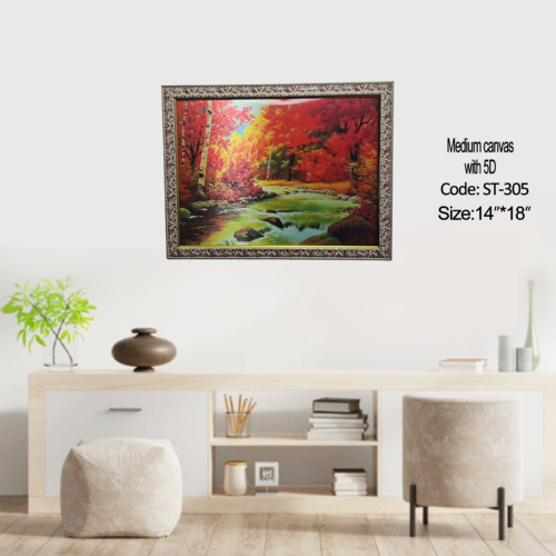 5D Effect Wall Art - 5D View with Medium Canvas